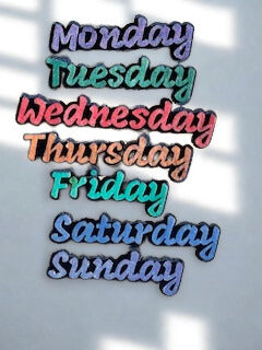 Day of the Week Magnet Set