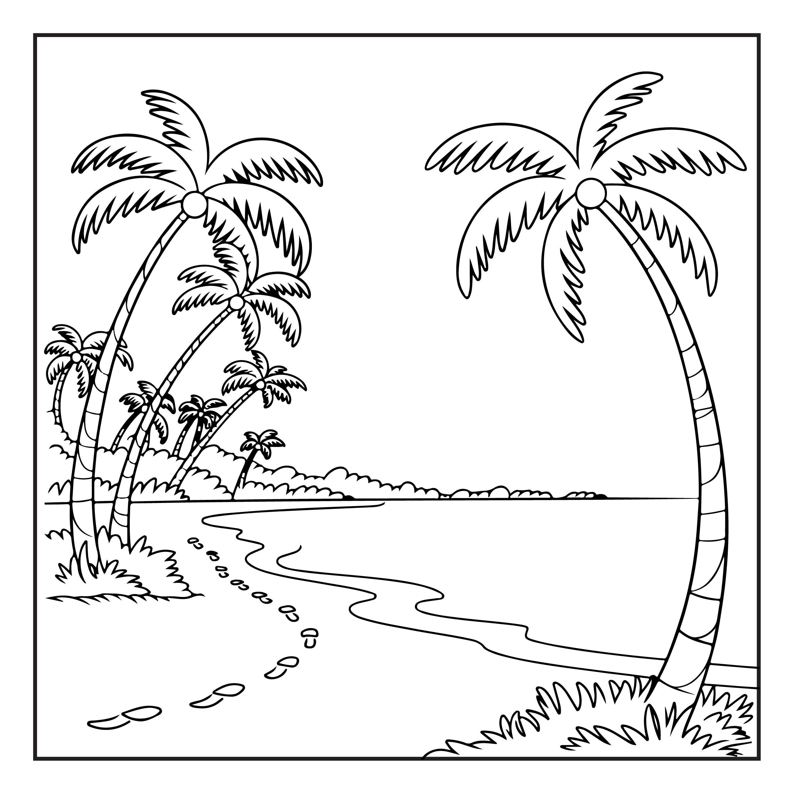 25 Fun, Summer Coloring Pages for Adults