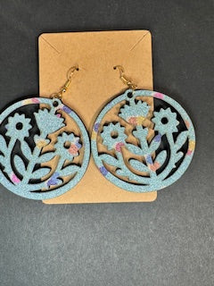 5 Sets of Flower Earrings PLUS Bonus Heart Pair