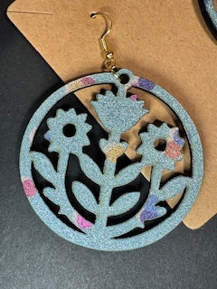 5 Sets of Flower Earrings PLUS Bonus Heart Pair