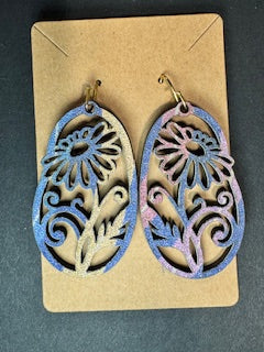 5 Sets of Flower Earrings PLUS Bonus Heart Pair