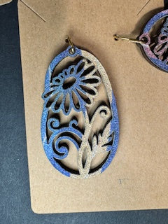 5 Sets of Flower Earrings PLUS Bonus Heart Pair