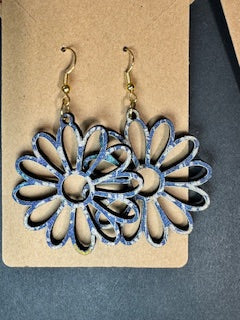 5 Sets of Flower Earrings PLUS Bonus Heart Pair