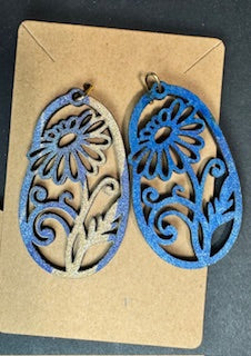 5 Sets of Flower Earrings PLUS Bonus Heart Pair