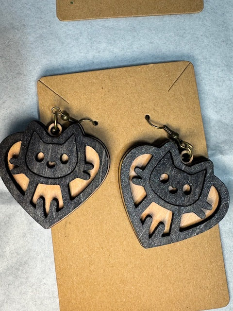 5 Pairs Animal Earrings Plus Bonus Heart Paw Pair!