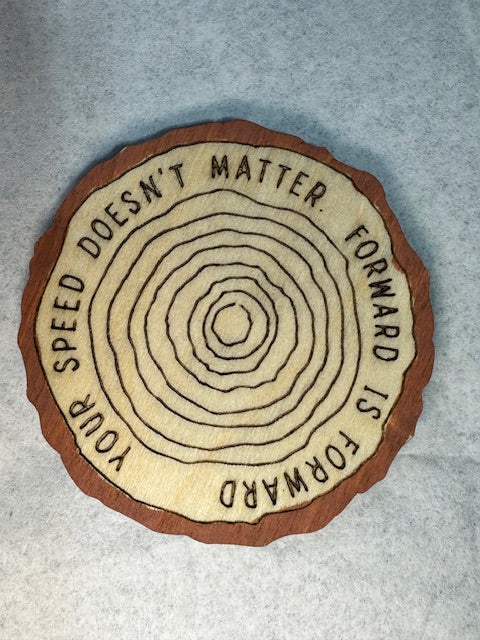 2 Sets of 7 Inspiring Wooden Chip Coins