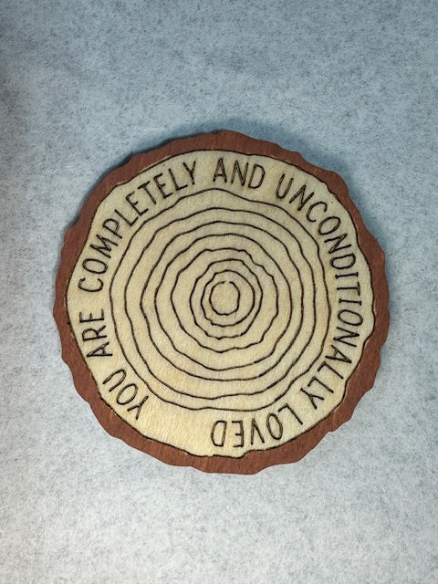 2 Sets of 7 Inspiring Wooden Chip Coins