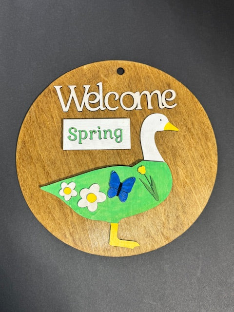 Interchangeable Seasons Goose Sign