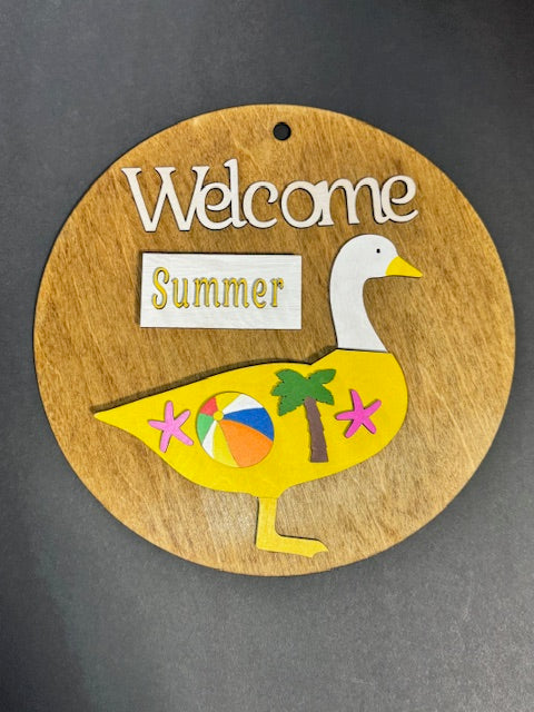 Interchangeable Seasons Goose Sign