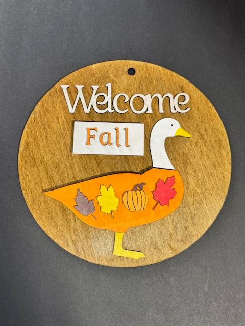 Interchangeable Seasons Goose Sign