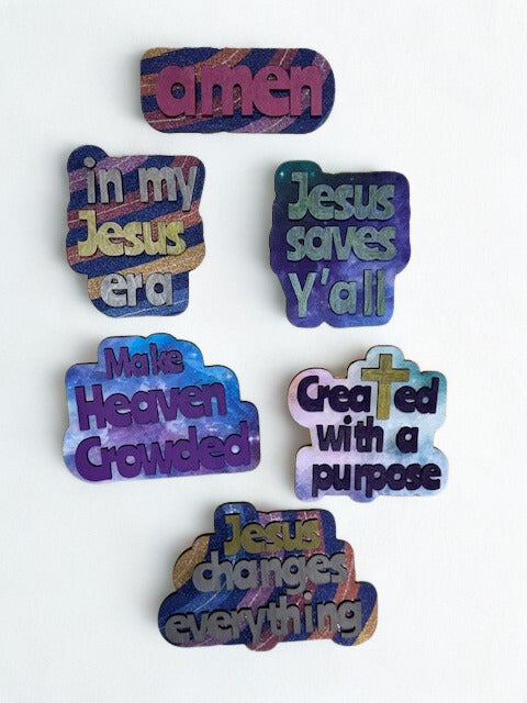 12 Colorful Inspirational Magnets